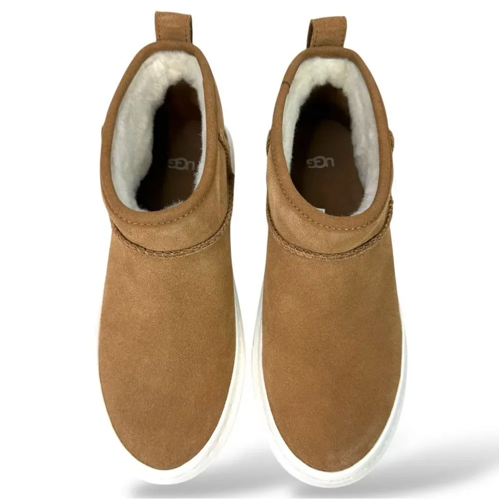 UGG Alameda Mini Boot Chestnut Size 5 Cozy Shearling Wintercore Cabincore Sporty